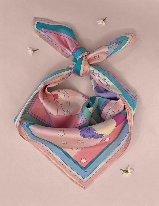 Cake Silk Scarf