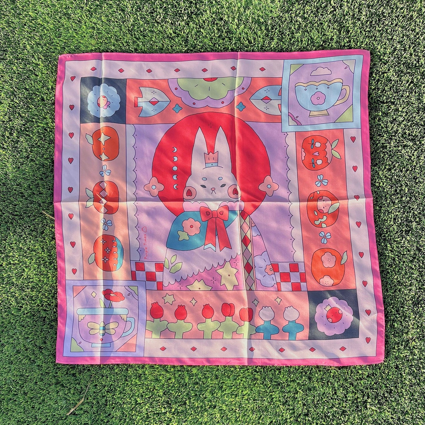 Alice in Wonderland Silk Scarf