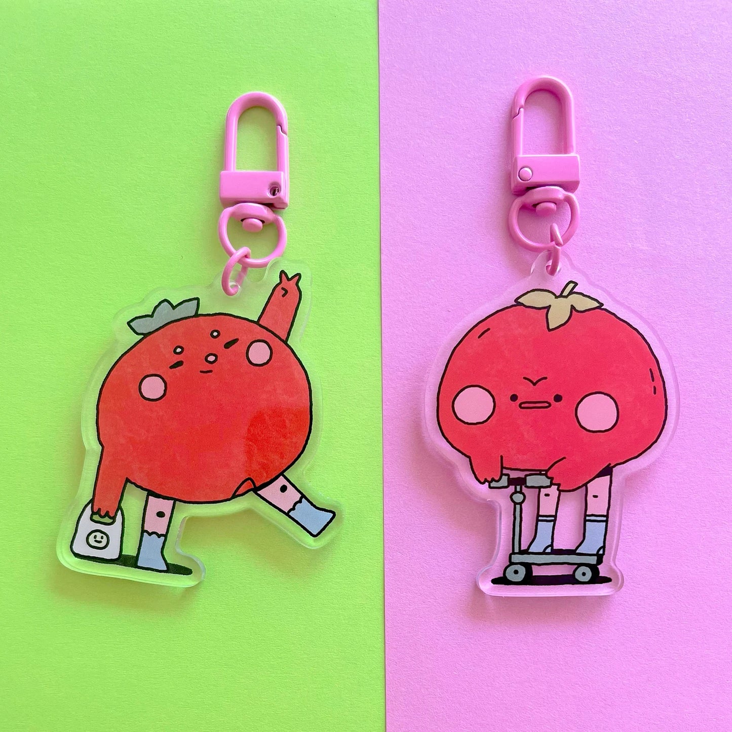 Tomato Keychain