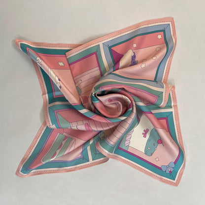 Cake Silk Scarf