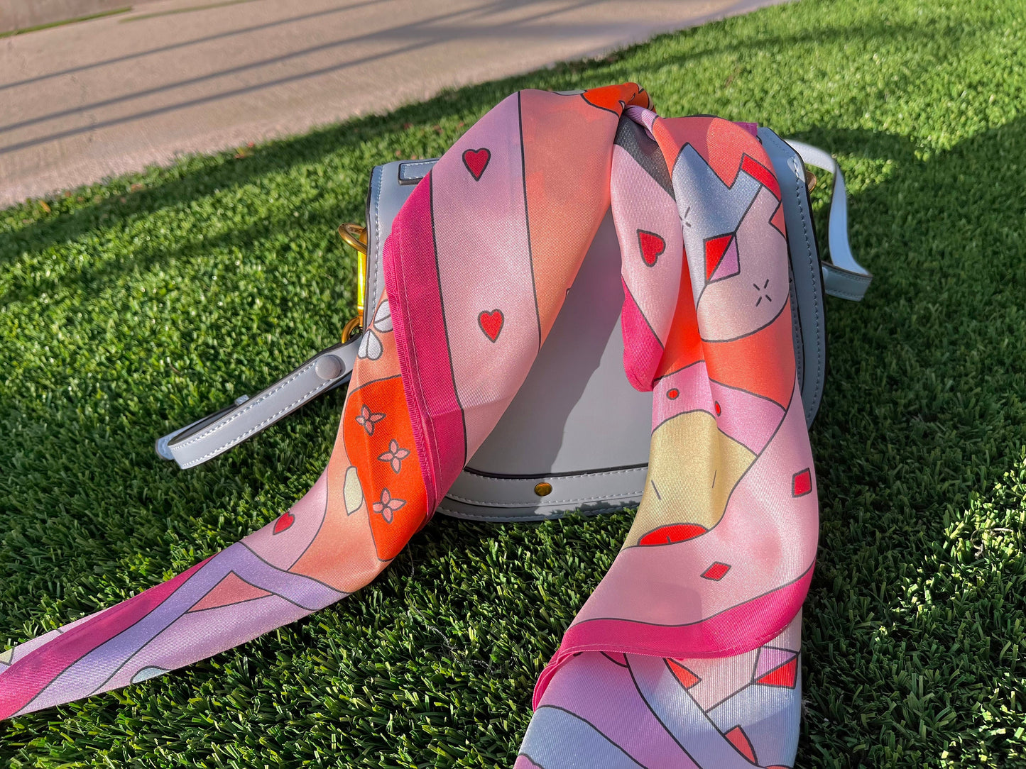 Alice in Wonderland Silk Scarf