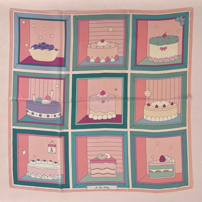 Cake Silk Scarf