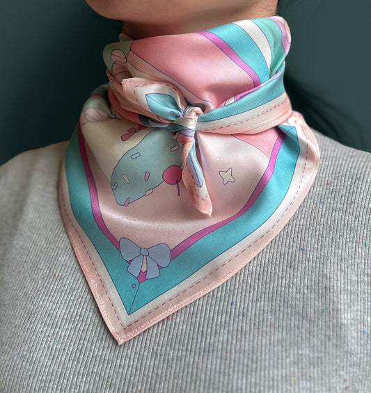 Cake Silk Scarf