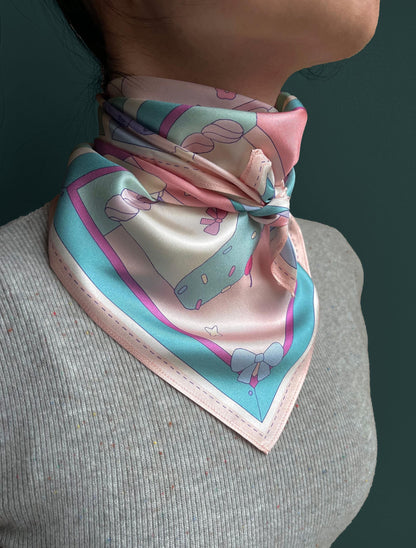Cake Silk Scarf