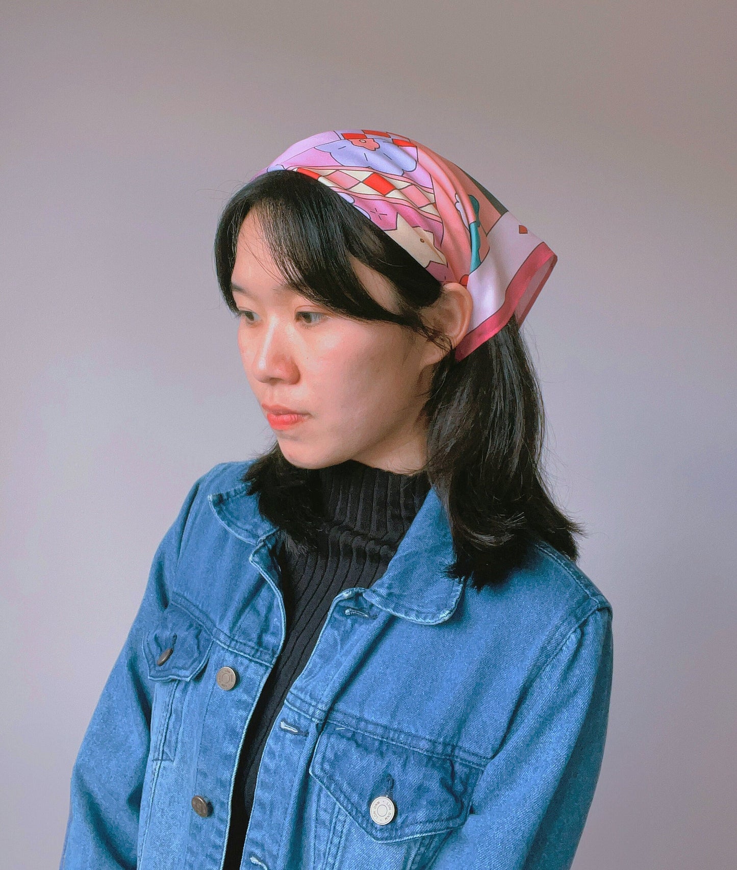 Alice in Wonderland Silk Scarf