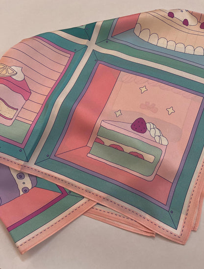 Cake Silk Scarf