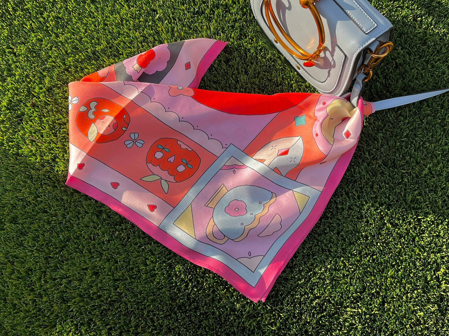Alice in Wonderland Silk Scarf