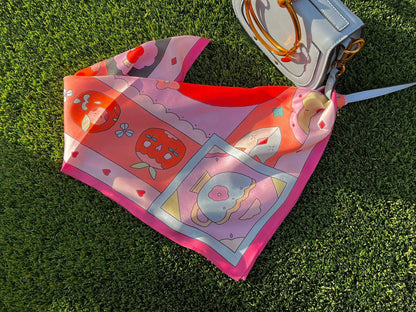 Alice in Wonderland Silk Scarf